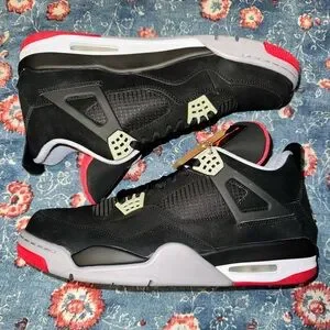 Nike | Shoes | Nike Air Jordan 4 Bred 22 Sz 13 Deadstock  display picture 1